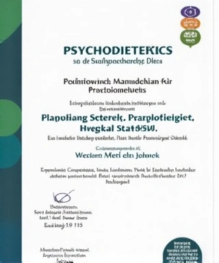 Certyfikat z psychodietetyki